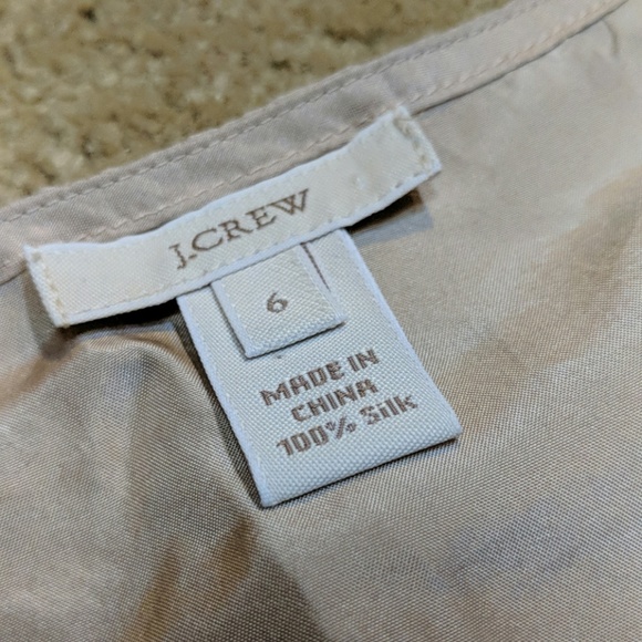100% silk J. Crew tank top - Picture 2 of 4